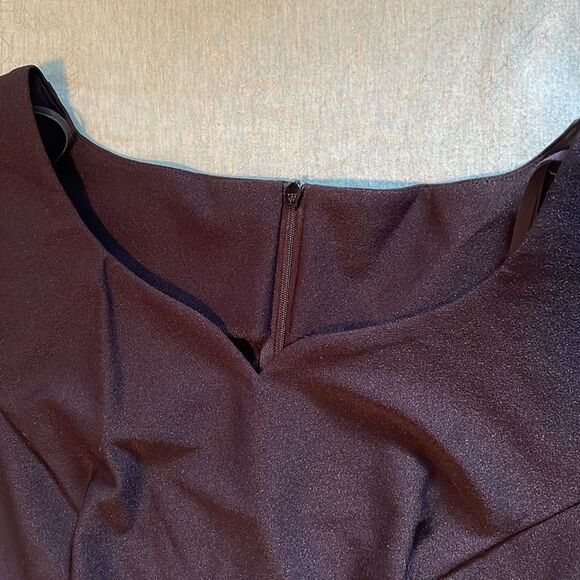 Southeastern Performance Apparel Libby Dress size 14 black midi or knee EUC - Picture 11 of 15